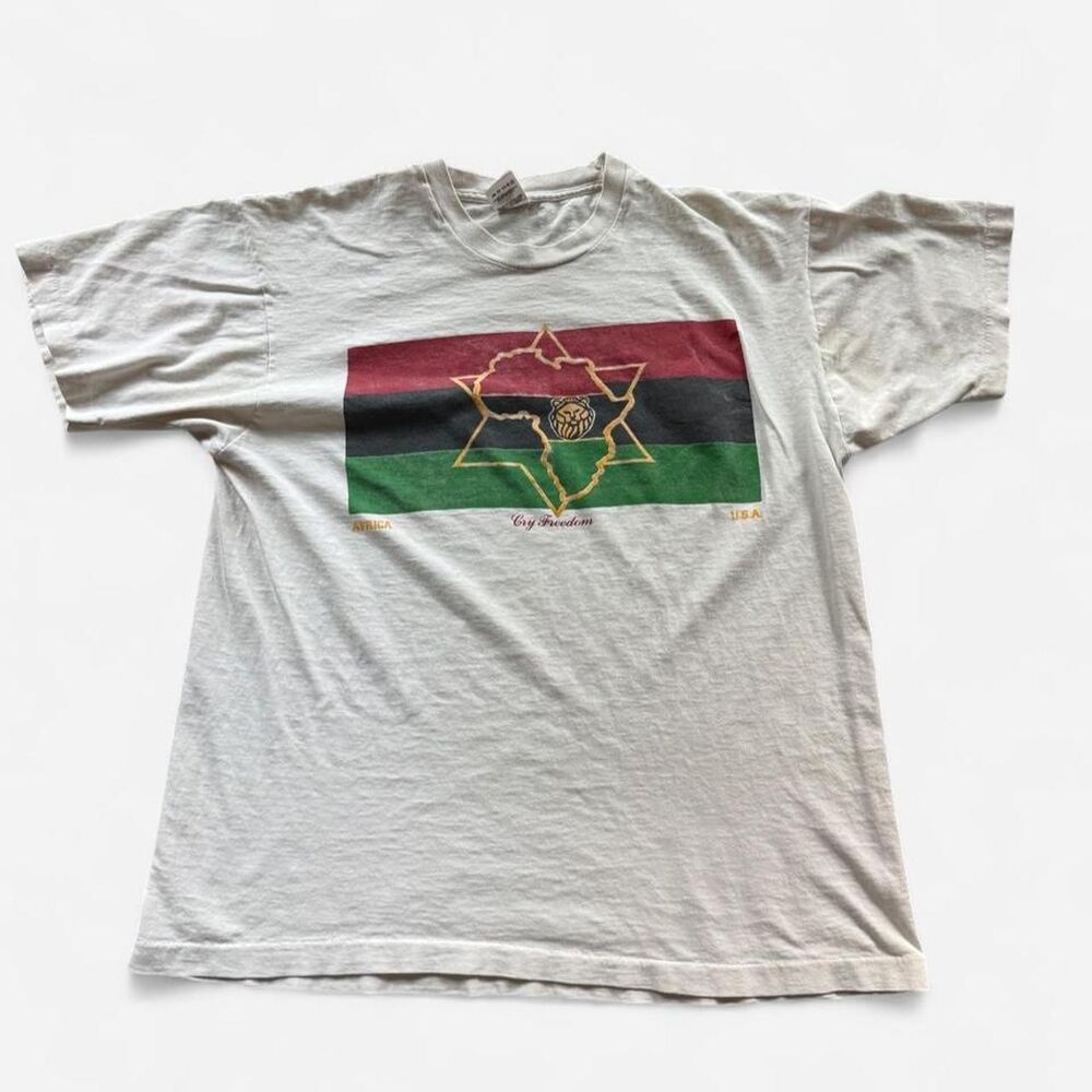 Fruit-of-the-loom Men's White and Grey T-shirt